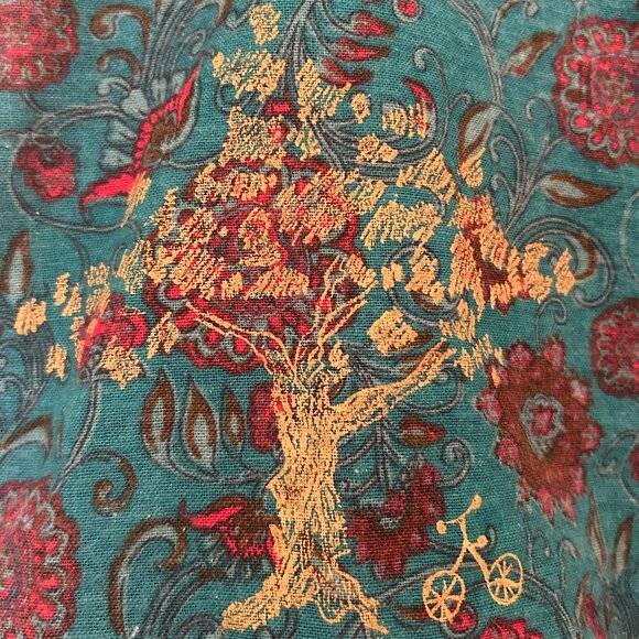 Ian Mosh [UK brand] layered flannel skirt, mixed-pattern lagenlook, sz 6 - Picture 3 of 14